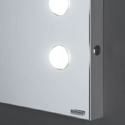 Specchi trucco illuminati da parete linea MDE (dettaglio della lente)